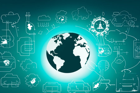 Environment. World environment day 2023. 3d concept background. Ecology concept. Design with globe...