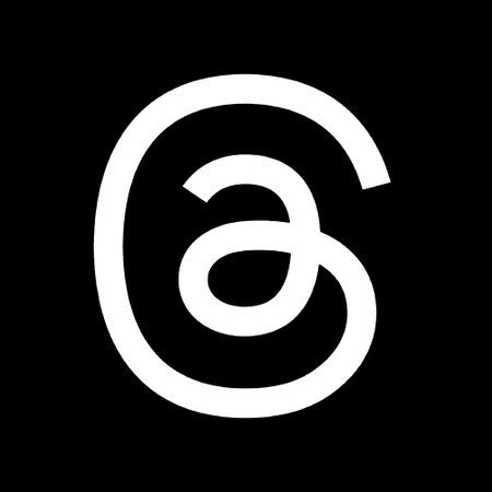 Threads. Logo Threads. Design Threads the new Social Network that will replace Twitter. Mark Zuckerberg and Meta.のeditorial素材