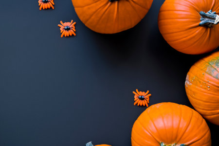 Halloween. 2023. Happy Halloween. Pumpkins in the cemetery. Halloween background. Night clouds and pumpkins. Pumpkins. Full moon, witches cauldron, spider web and flying bat. octobの素材