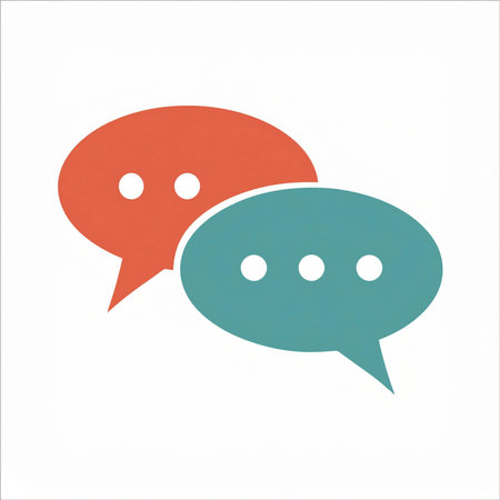 Speech bubble icon isolated on white background. Vector Illustration.