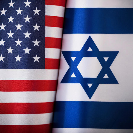 USA VS Israel. Flag of both countries. Leader Benjamin Netanyahu's visit to the White House sparks...