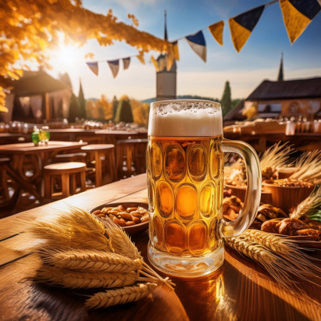 Oktoberfest. 2024. Background for Oktoberfest. Oktoberfest, Munich, Germany.の写真素材