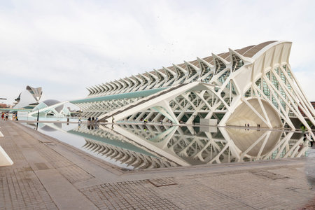 City of Arts and Sciences. In Valencia. Oceanographic. Museum of Science. Hemisphere. Palau de les...