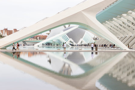 City of Arts and Sciences. In Valencia. Oceanographic. Museum of Science. Hemisphere. Palau de les...