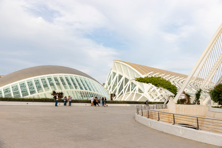 City of Arts and Sciences. In Valencia. Oceanographic. Museum of Science. Hemisphere. Palau de les...