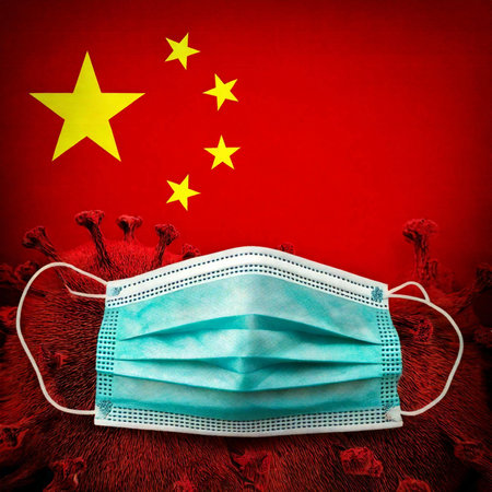Virus 3d rendering. Medical concept. Flu. Hemorrhagic fever. Pandemic. Children.の写真素材