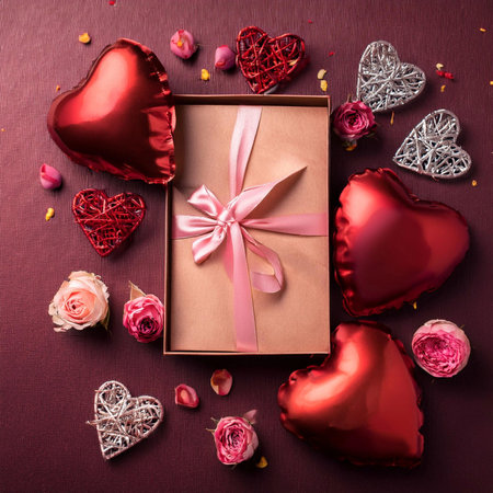 Valentine. Valentine's Day greeting cards. Modern minimalist aesthetic design with hearts, typography and lettering. Template for invitation, cover, banner, poster and flyer. Februの写真素材
