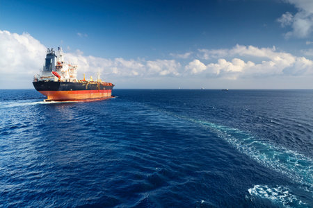 Iran Threatens to Close Strait of Hormuz: Global Crisis Looms. Iran considers closing Strait of Hormuz, impacting global trade. War in the Middle East. Iran. Israel. USA. 2025の写真素材