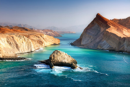 Iran Threatens to Close Strait of Hormuz: Global Crisis Looms. Iran considers closing Strait of Hormuz, impacting global trade. War in the Middle East. Iran. Israel. USA. 2025の写真素材