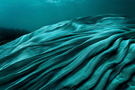 Explore a blue-green hue symbolizing nature & eco-responsibility. Code: 008080の写真素材