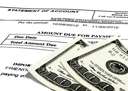 Money for due payments against the statement of account