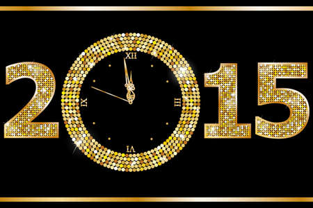 New Year Clockの写真素材
