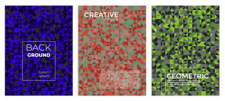 Creative abstract geometric poster designのイラスト素材