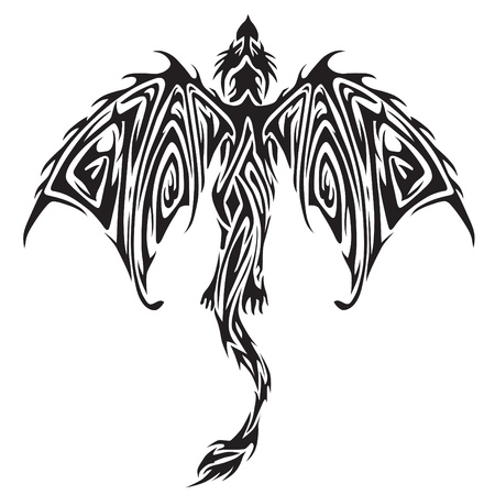 Tribal tattooのイラスト素材