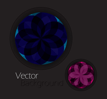 Circle Abstract Backgroundのイラスト素材