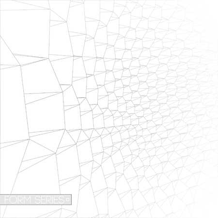 Abstract Wireframe Backgroundのイラスト素材
