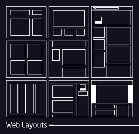 EPS10 Vector Web Layoutsのイラスト素材