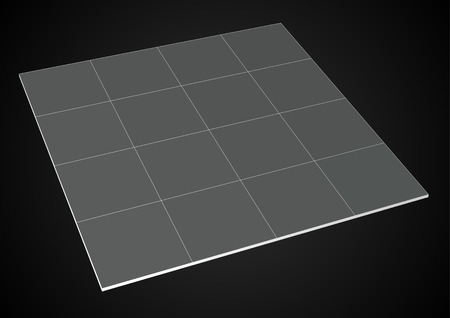 Plane 3D  Blank Stage Layoutのイラスト素材