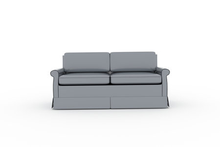 sofa furniture isolated on white backgroundの写真素材