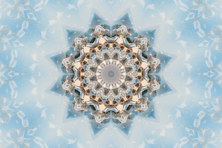 Abstract kaleidoscope background. Beautiful multicolor kaleidoscope texture. Unique kaleidoscope...