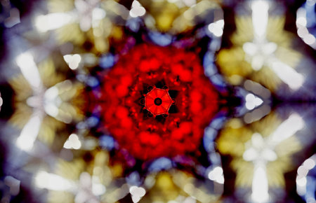 Abstract kaleidoscope background. Beautiful multicolor kaleidoscope texture. Unique kaleidoscope...