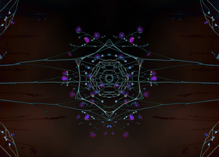 abstract kaleidoscope background.
