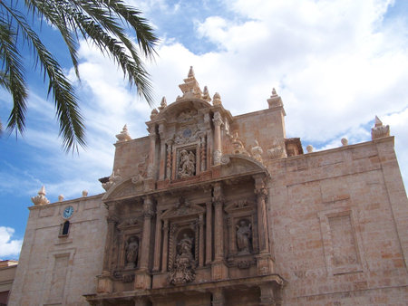 church in valencia,spain.の写真素材