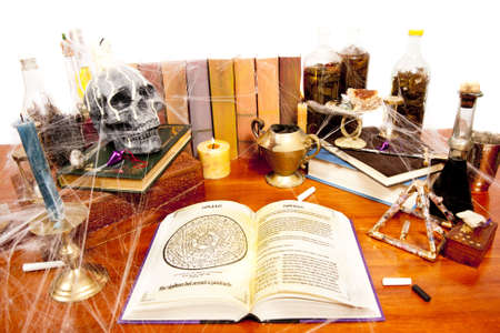 photo of a witch's tableの写真素材