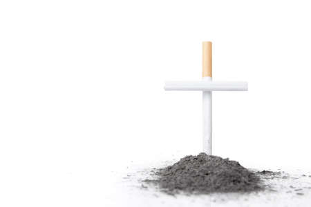 smoking kills concept with cigaretteの写真素材