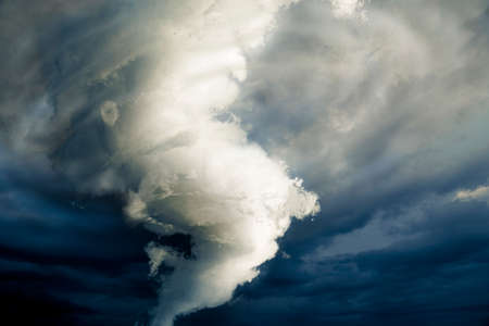 Tornado about to make damageの写真素材