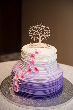 Beautiful wedding cakeの写真素材