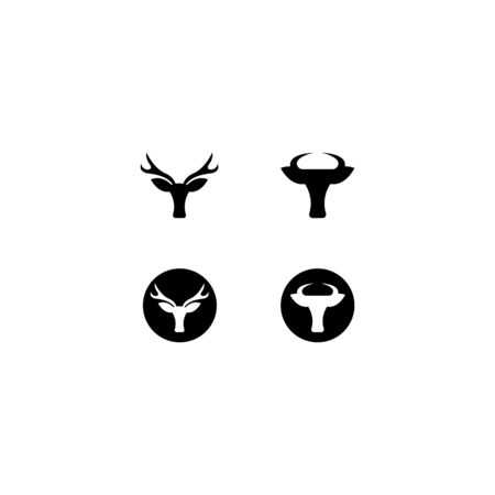 Horn logo template vector icon designのイラスト素材