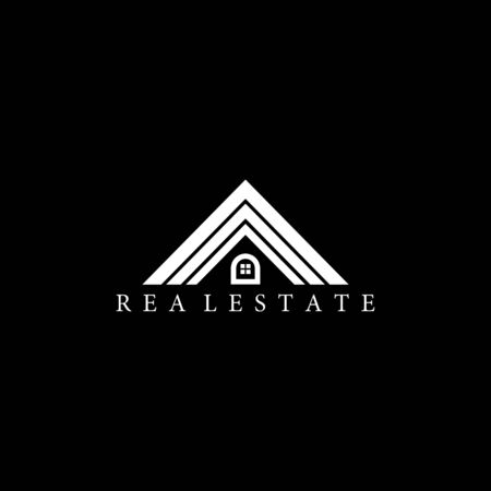 Real estate logo icon designのイラスト素材