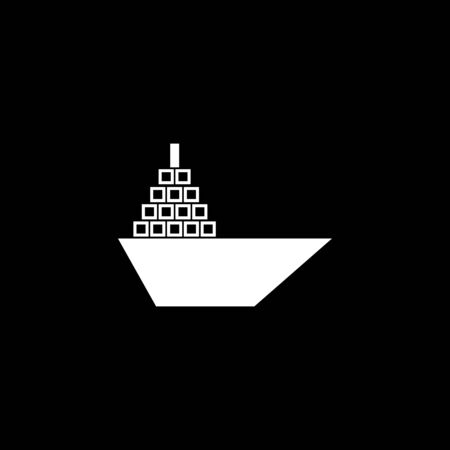 Boat logo template icon designのイラスト素材
