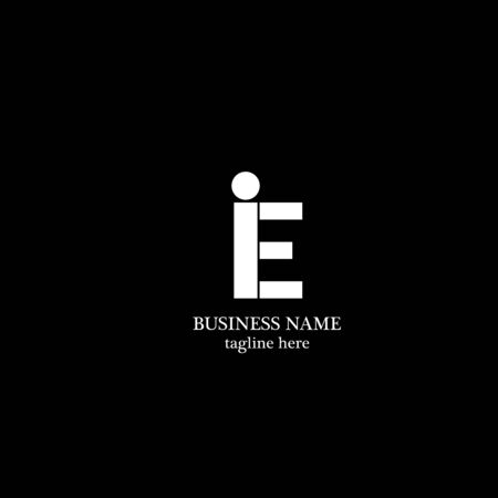 E Letter logo business template vector iconのイラスト素材