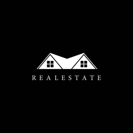 Real estate logo icon designのイラスト素材
