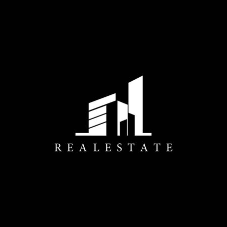 Real estate logo icon designのイラスト素材