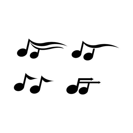 Music  template vector icon designのイラスト素材