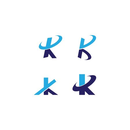 K Letter  business template vector iconのイラスト素材