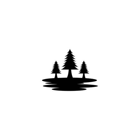 pine logo template icon designのイラスト素材