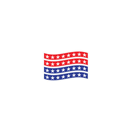 Flag logo template icon designのイラスト素材