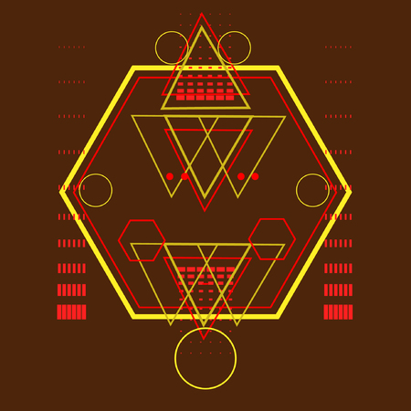 Sacred Geometryのイラスト素材