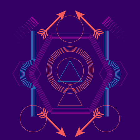Sacred Geometryのイラスト素材
