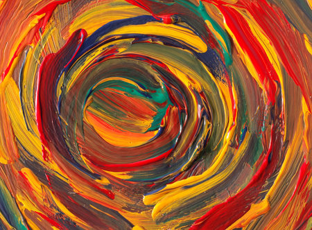 painting of abstract colorful background 