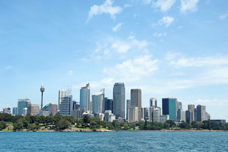 portrait of beautiful city landscapeの写真素材