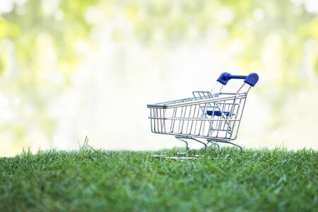 Green Shopping, Environmentally Responsible Consumerism Concept ideaの写真素材
