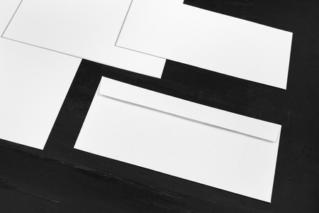 white stationery mock up, template for branding identityの写真素材