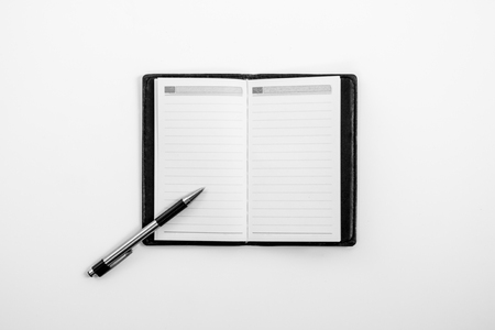 blank notebook for corporate identity templateの写真素材