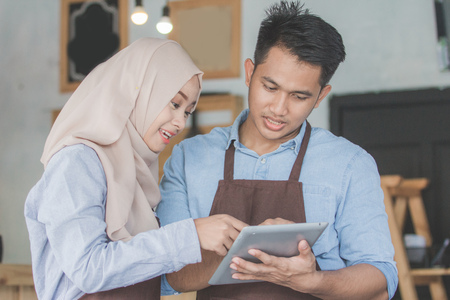 muslim entrepreneur concept togetherの写真素材