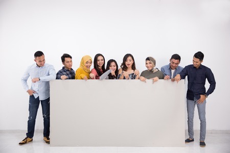 Together with friendの写真素材